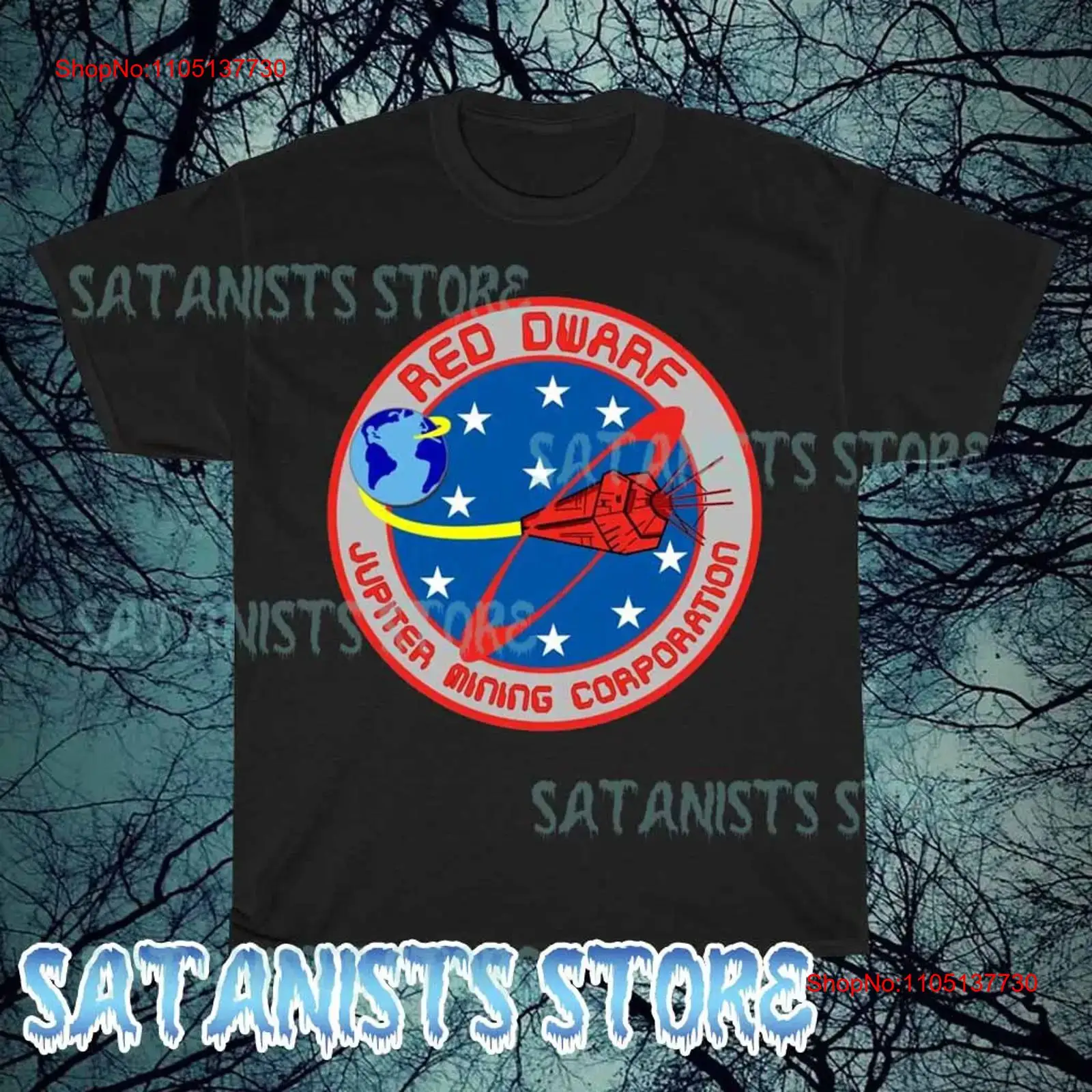 Vintage Fashion Logo - New Red Dwarf Logo Men's T