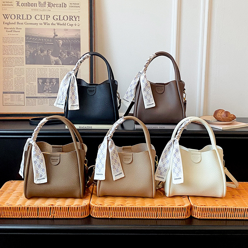 Vintage Fashion Events - Korean vintage bucket bag for women,