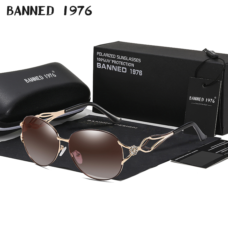 Vintage Fashion Brand Names - BANNED women's HD polarized fashion Sunglasses