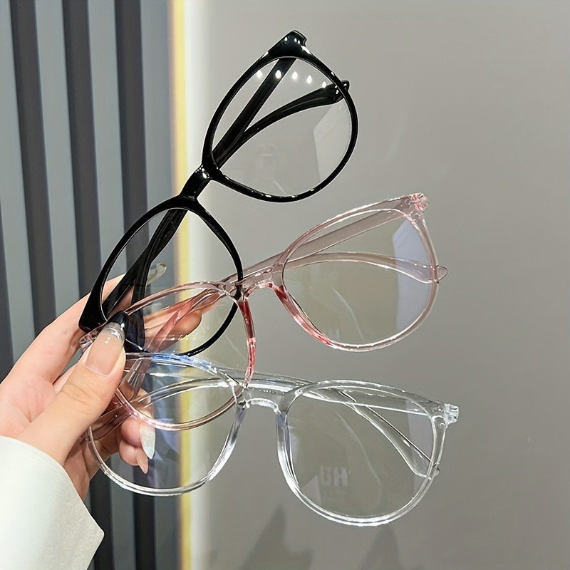 Vintage Fashion Events - 3PCS Vintage-Style Glasses in Black Pink