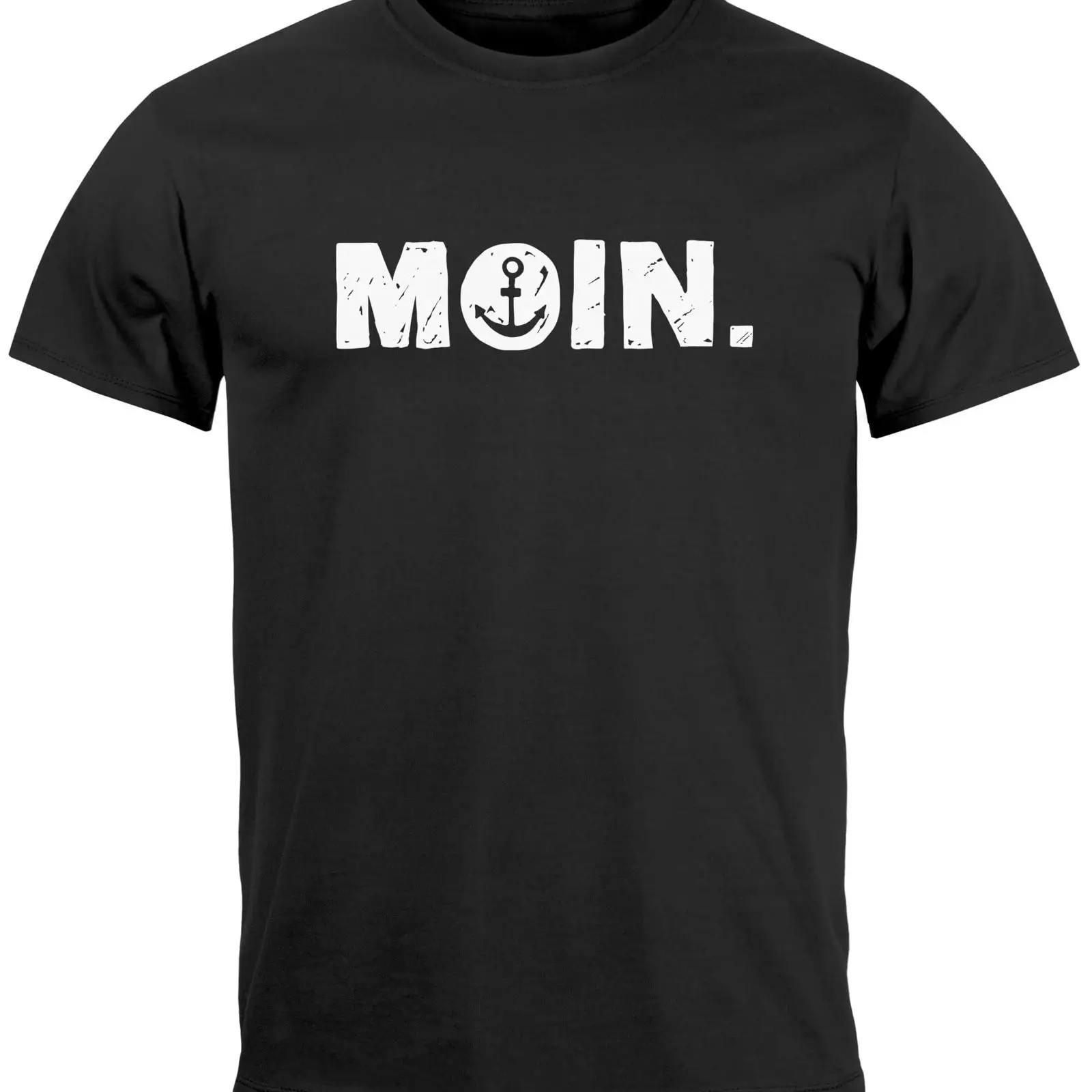 Vintage Fashion Hamburg - Neverless Men's T Shirt Lettering Moin