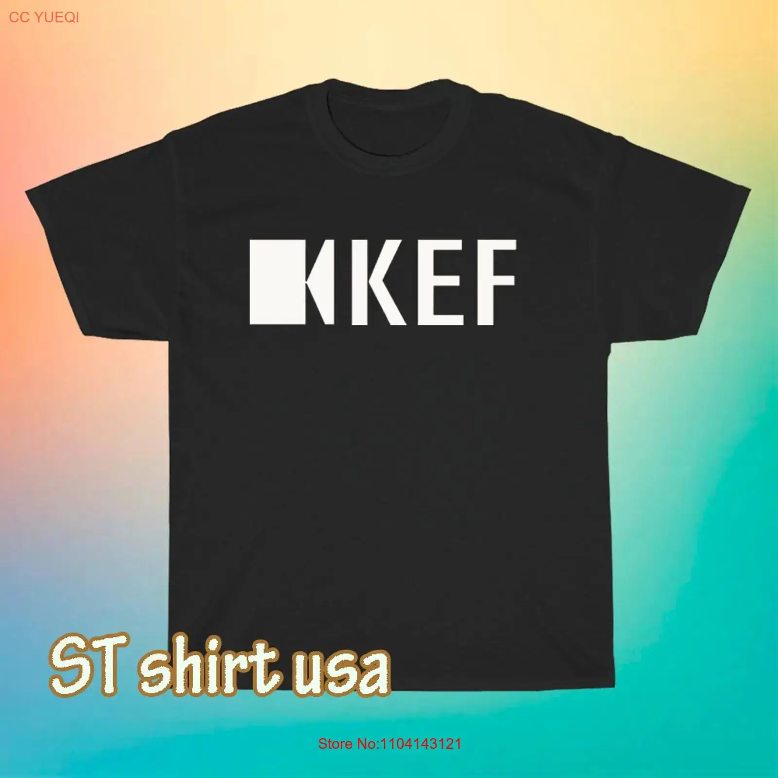 Vintage Fashion Logo - New KEF Subwoofer Speaker Logo T