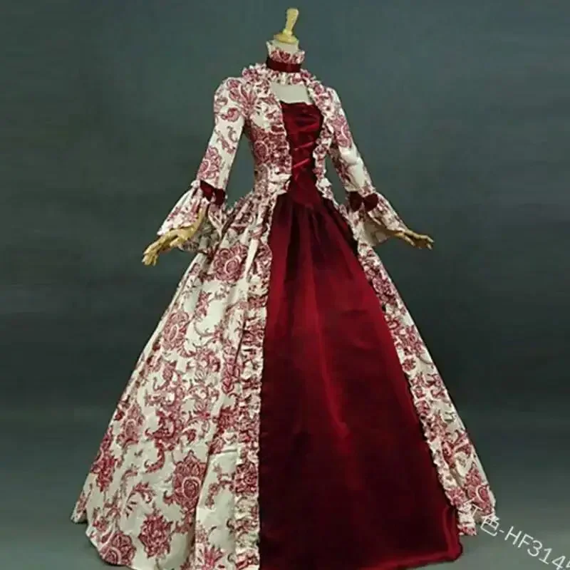 Vintage Fashion Dresses - Medieval Renaissance Plus Size Gothic Cosplay