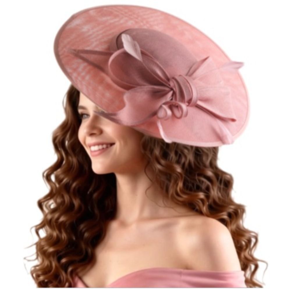 Vintage Fashion Events - Fashion Wide Brim Women Fascinator Hats
