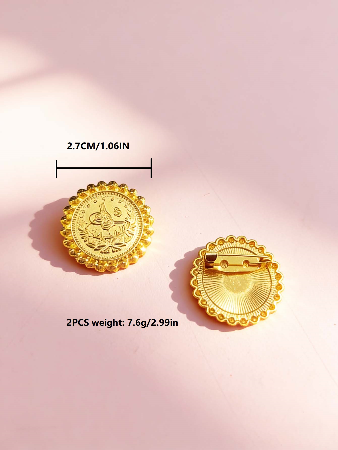 Coin Design Women's Brooch Ott - огляд і ціна Vintage Fashion Events