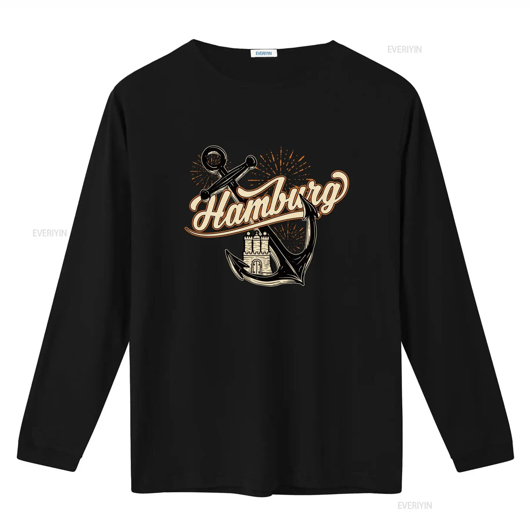 Mens Hamburg Anchor Print T Sh - огляд і ціна Vintage Fashion Hamburg