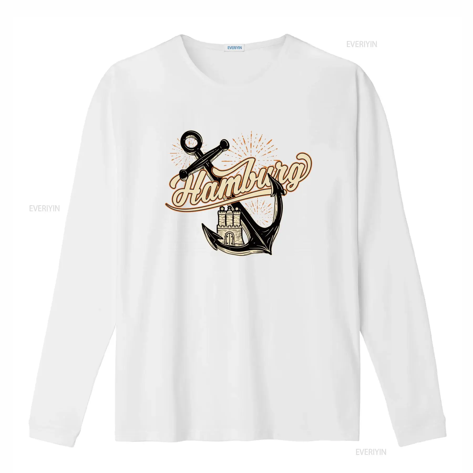 Mens Hamburg Anchor Print T Sh - огляд і ціна Vintage Fashion Hamburg