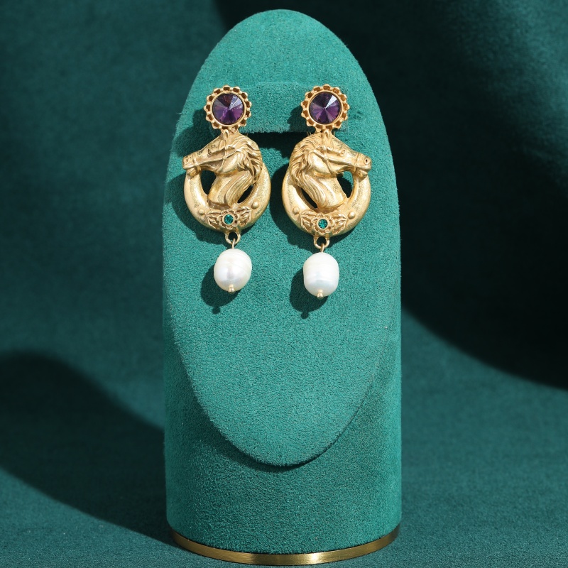 Vintage Purple Crystal Horse H - огляд і ціна Vintage Fashion Jewelry Brands