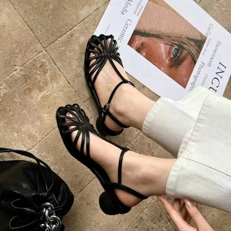 French-style Vintage Woven Toe - огляд і ціна Vintage Style Women Fashion