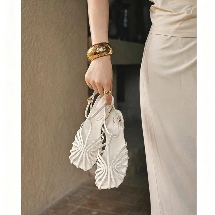 French-style Vintage Woven Toe - огляд і ціна Vintage Style Women Fashion