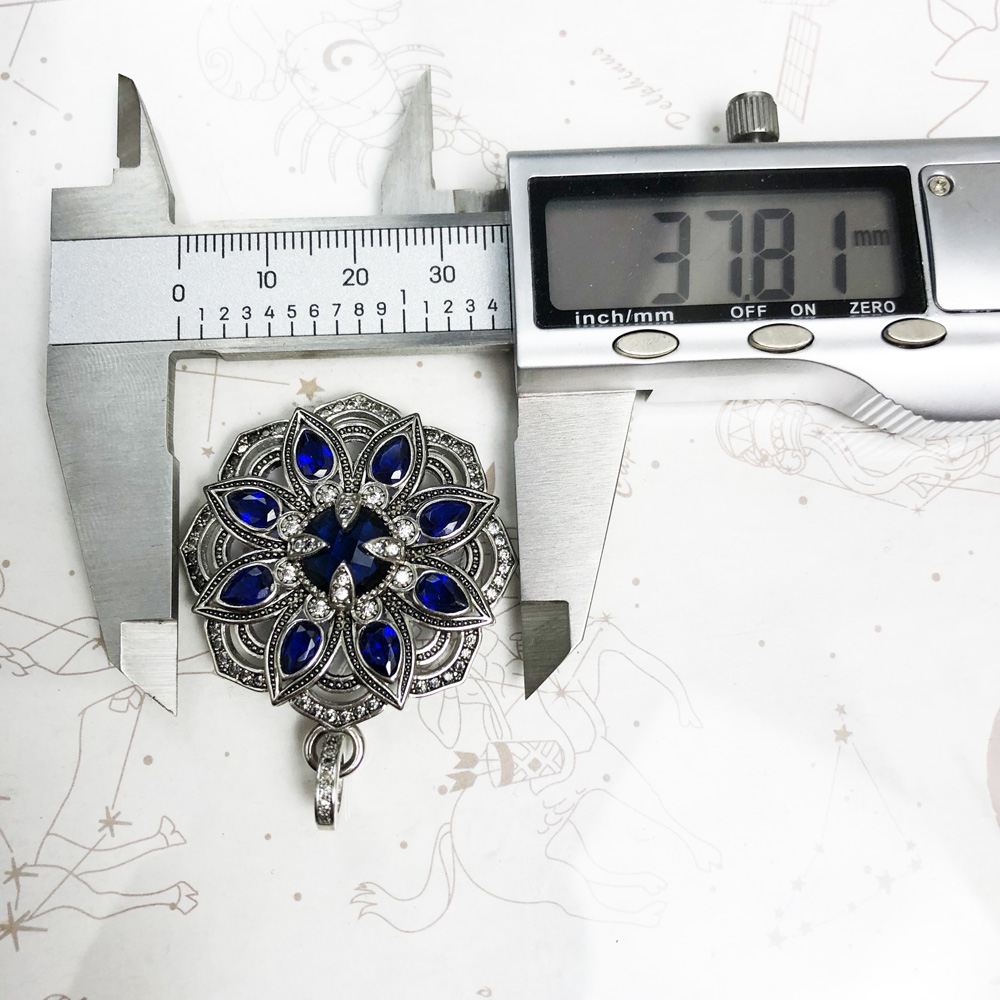 Pendant Blue Lotus Flower,Bran - огляд і ціна Vintage Fashion Jewelry Brands
