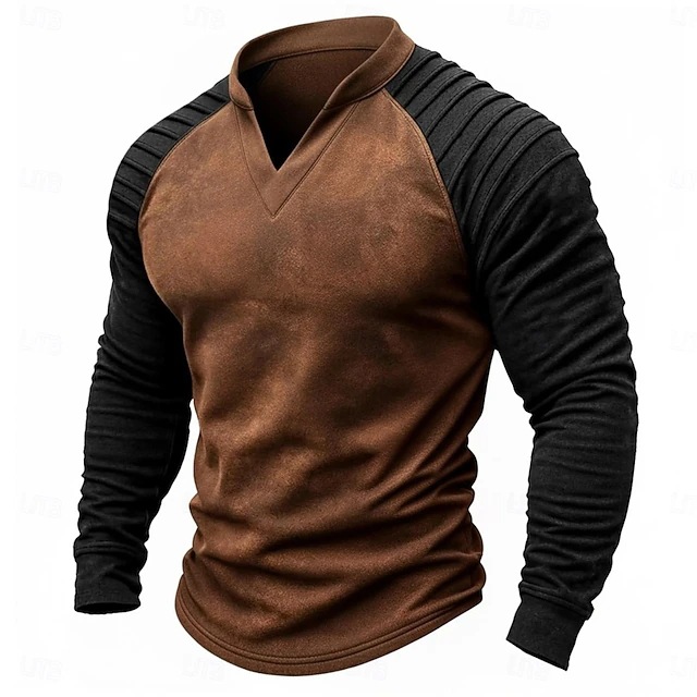 Vintage Distressed Henley Ragl - огляд і ціна Vintage Fashion Mens