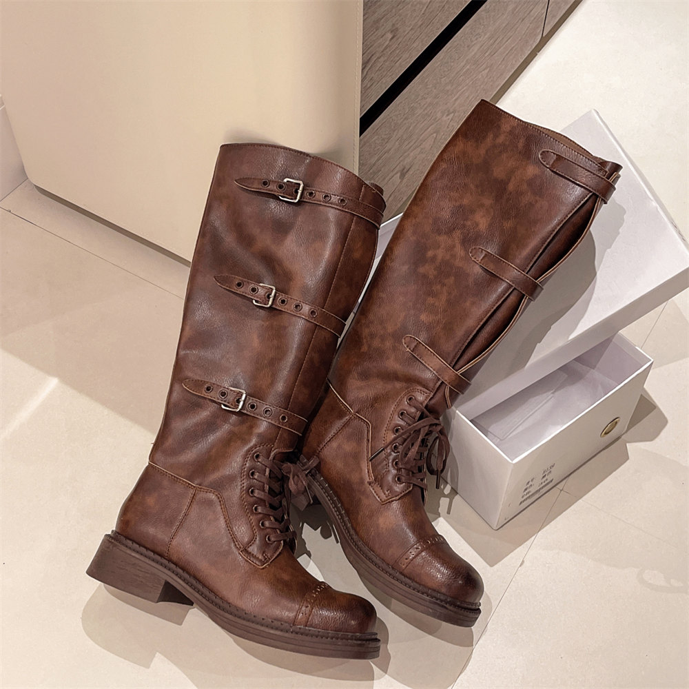 Women's Knee High Boots Vintag - огляд і ціна Vintage Style Women Fashion
