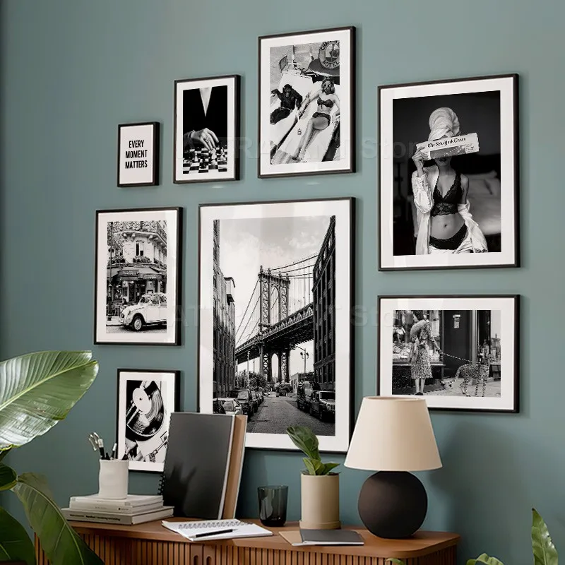 Black and White Vintage Wall A - огляд і ціна Vintage Fashion Sketches