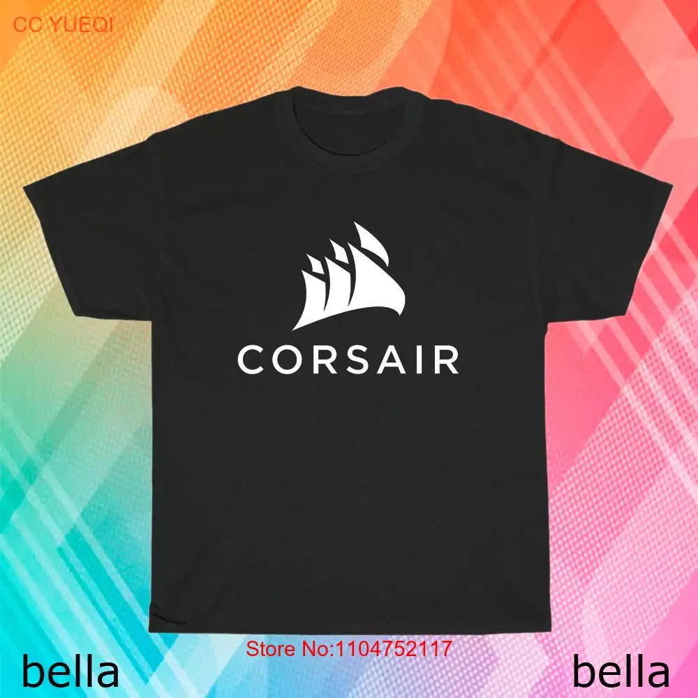 New Corsair Gaming Logo T Shir - огляд і ціна Vintage Fashion Logo