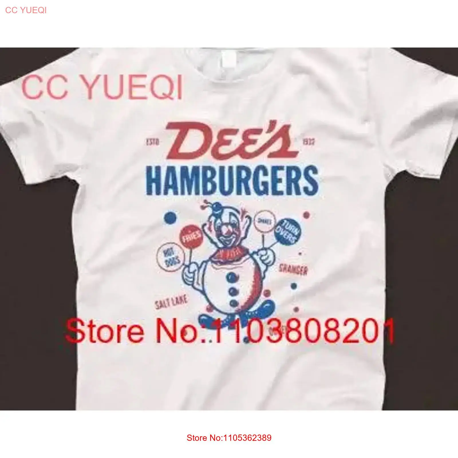 Dee's Hamburgers T Shirt 1026  - огляд і ціна Vintage Fashion Hamburg