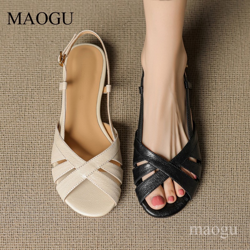 Women's Slingback Sandals Roun - огляд і ціна Vintage Style Women Fashion