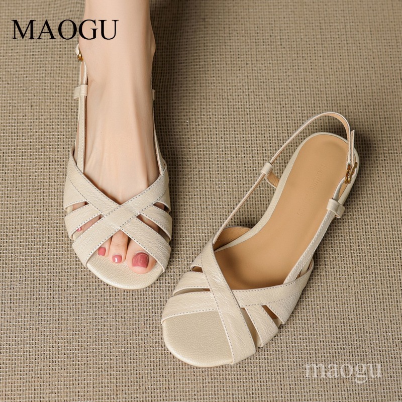 Women's Slingback Sandals Roun - огляд і ціна Vintage Style Women Fashion