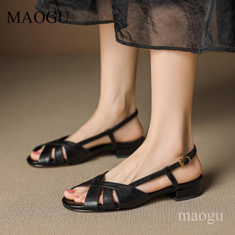 Women's Slingback Sandals Roun - огляд і ціна Vintage Style Women Fashion