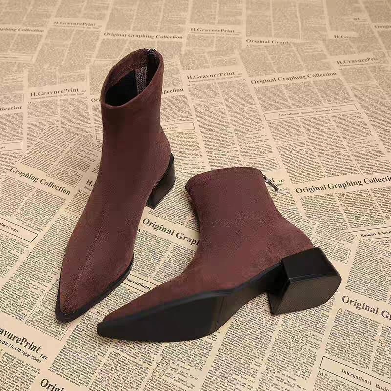 New Low Heel Women Mordern Ank - огляд і ціна Vintage Style Women Fashion
