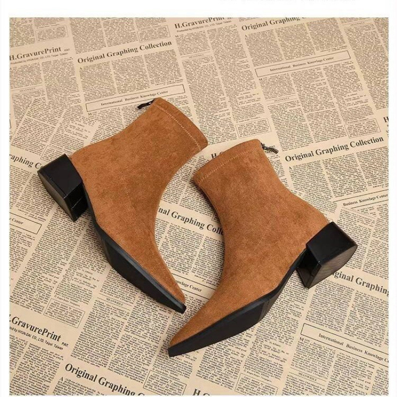 New Low Heel Women Mordern Ank - огляд і ціна Vintage Style Women Fashion
