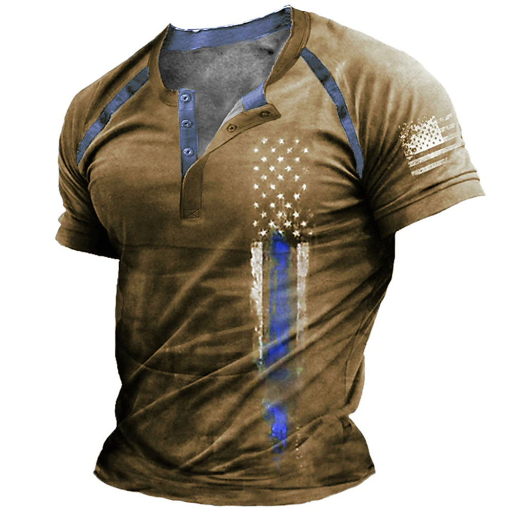 Funny 3D American Flag Print M - огляд і ціна Vintage Fashion Mens