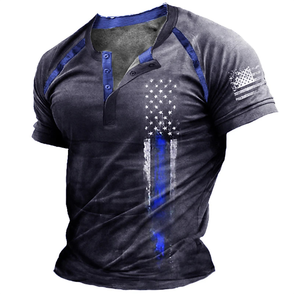 Funny 3D American Flag Print M - огляд і ціна Vintage Fashion Mens
