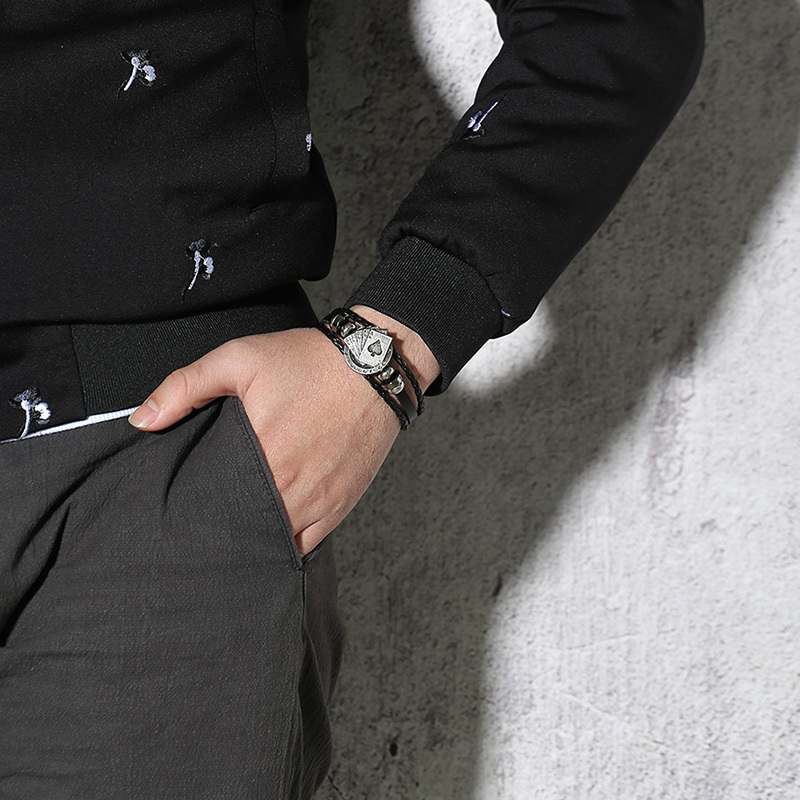 Vnox Lucky Vintage Men's Leath - огляд і ціна Vintage Vegas Fashion