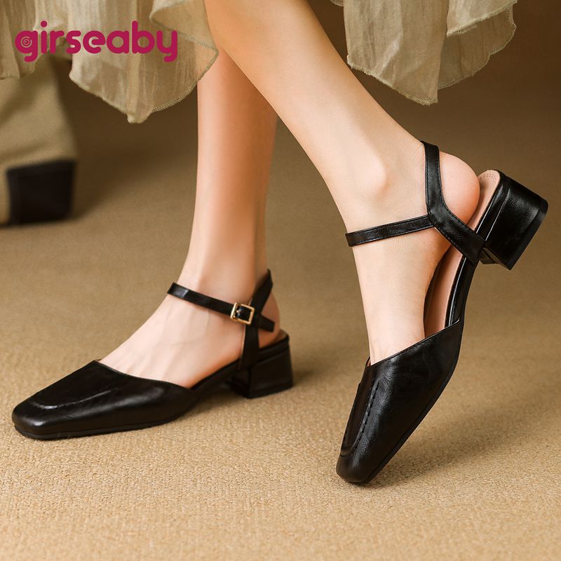 Girseaby 2025 Female Sandals S - огляд і ціна Vintage Fashion Female