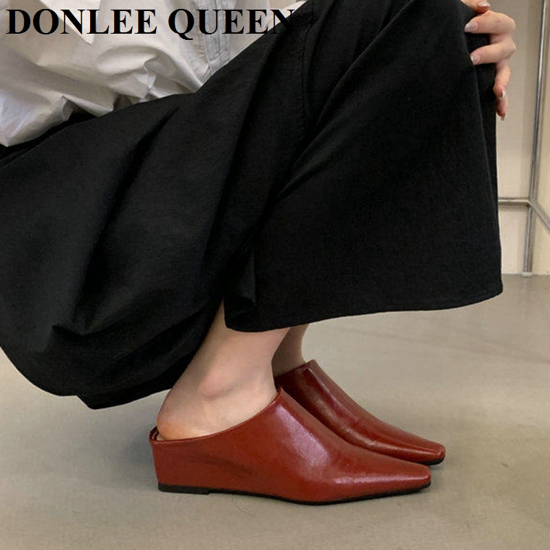 Women Fashion Close Toe Mule S - огляд і ціна Vintage Fashion Female