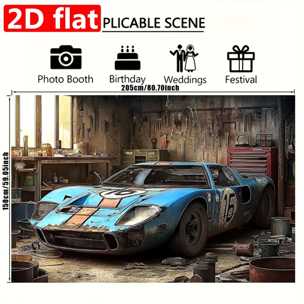 2D plane, 1 vintage racing gar - огляд і ціна Vintage Fashion Events