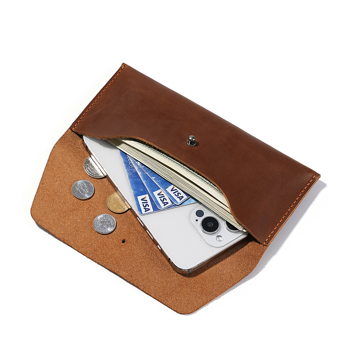Envelope Wallet Genuine Leathe - огляд і ціна Vintage Fashion Brand Names