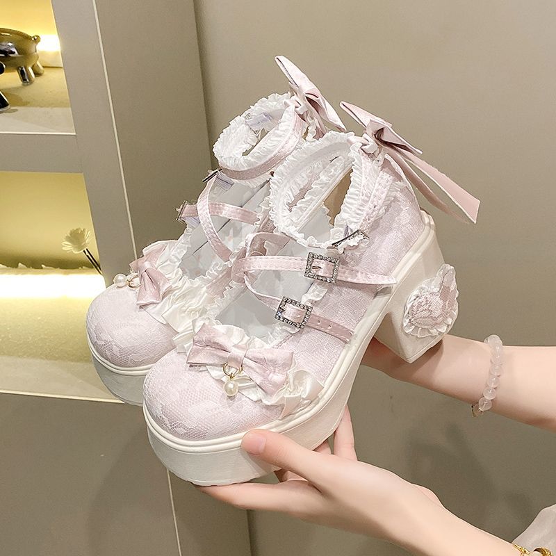 Chunky Mary Jane Platforms Wom - огляд і ціна Vintage Style Women Fashion