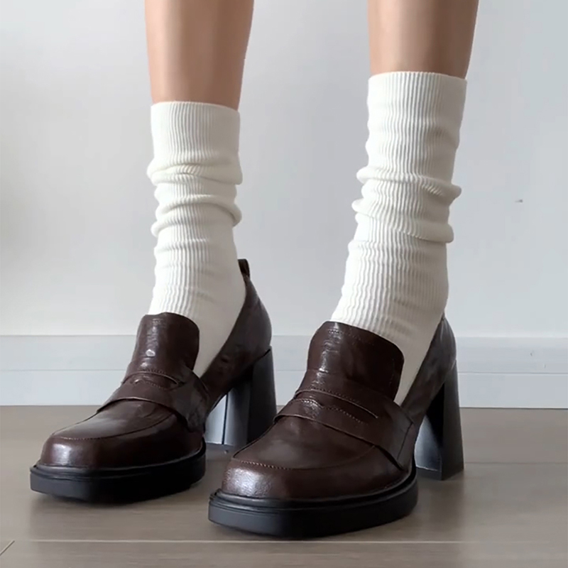 College Style Women Loafer Sho - огляд і ціна Vintage Fashion Female