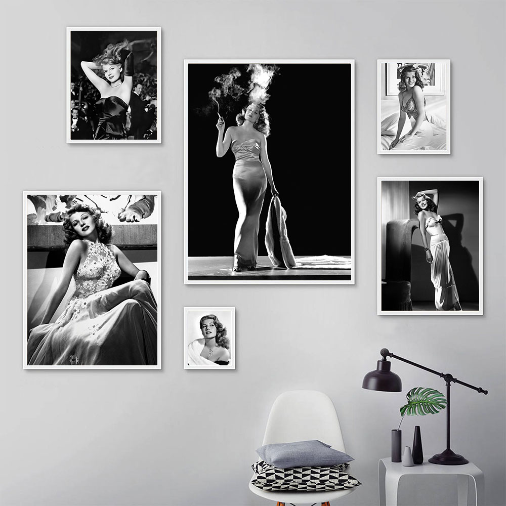 Rita Hayworth Poster,Black and - огляд і ціна Vintage Fashion Sketches