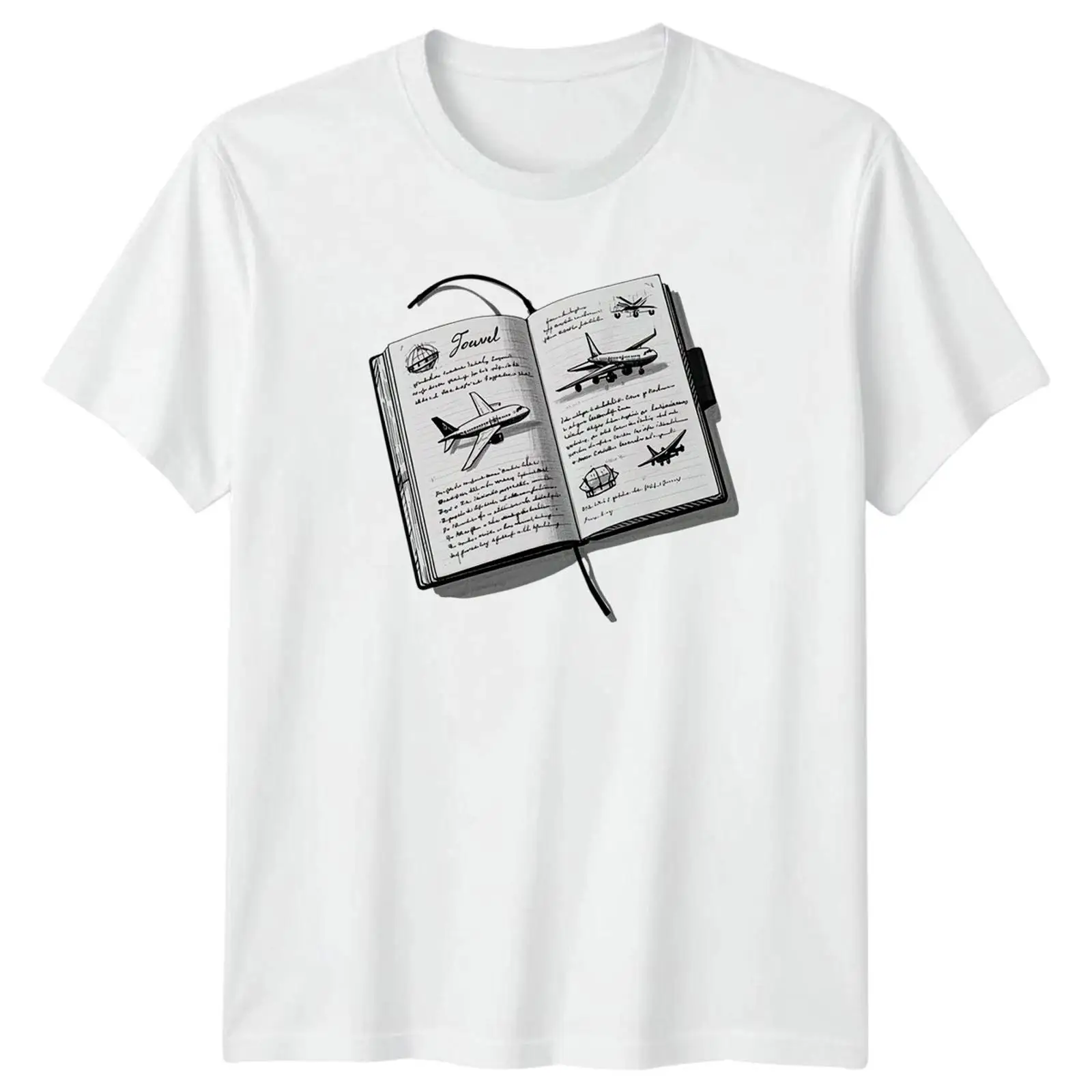 Travel Journal Sketch T Shirt  - огляд і ціна Vintage Fashion Sketches